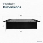 Platform Bed Frame 17" - King - Image 4