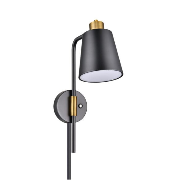 Sleep Scenic Dreams Plug-in Wall Sconce at Nightstand - Image 1
