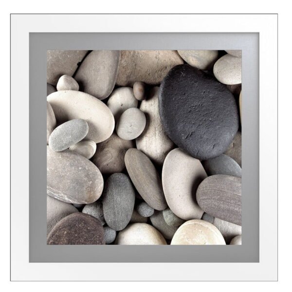 Tranquility Artwork with Fornari White Frame - Image 1