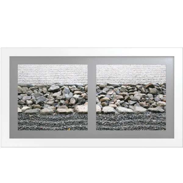 Tranquility Artwork with Fornari White Frame - Image 1