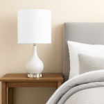 Fountain of Youth Single Table Lamp with 2 Outlets & 1 USB