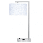 Mainstay Single Table Lamp with 1 Outlet - Image 2
