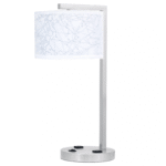 Mainstay Twin Table Lamp with 2 Outlets - Image 2