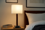 Calibri Twin Table Lamp with 2 Outlets