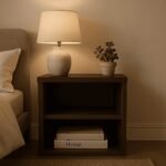 Compact Open Shelf Cabinet