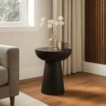 Modern Sculpted Side Table