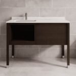 Modern Vanity Console with Open Storage