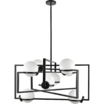 Rise and Shine City Pendant @ High Back Trio Chairs - Image 2