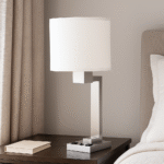 Truly Yours Single Table Lamp with 2 Outlets