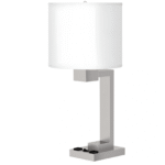 Truly Yours Single Table Lamp with 2 Outlets - Image 2