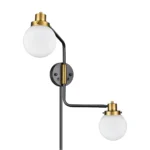 24"H Plug In Double Wall Sconce with Cord Cover - Image 2