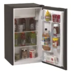 Avanti® Compact Refrigerator with Freezer, 3.3 Cu Ft, Energy Star Rated, Manual Defrost, Black - Image 2