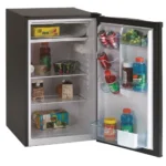 Avanti® Compact Refrigerator with Freezer, 4.4 Cu Ft, Energy Star Rated, Manual Defrost, Black - Image 2