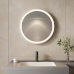 United Round LED Bathroom Mirror – Front & Back Lit, Dimmable, Inbuilt Defogger, 3-in-1 CCT, Shatter-Resistant, Touch Sensor