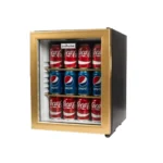 Innovative Hospitality Compact Refrigerator, 30L, Auto Defrost, Black with Glass Door