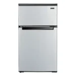Magic Chef Mini Fridge, 3.1 Cu Ft with Top Freezer, Stainless Steel