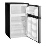 Magic Chef Mini Fridge, 3.1 Cu Ft with Top Freezer, Stainless Steel - Image 2