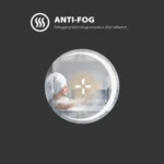 United Round LED Bathroom Mirror – Front & Back Lit, Dimmable, Inbuilt Defogger, 3-in-1 CCT, Shatter-Resistant, Touch Sensor - Image 6