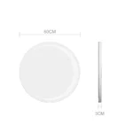 United Round LED Bathroom Mirror – Front & Back Lit, Dimmable, Inbuilt Defogger, 3-in-1 CCT, Shatter-Resistant, Touch Sensor - Image 10