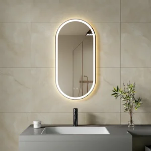 United Luxury Oval LED Mirror For Hotel Spaces