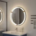 United Round LED Bathroom Mirror – Front & Back Lit, Dimmable, Inbuilt Defogger, 3-in-1 CCT, Shatter-Resistant, Touch Sensor - Image 2