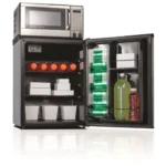 16"W Ceiling light with brushed nickel finish, white linen drum shade and frosted diffuser - Image 2