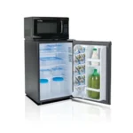 Danby® One Plug Refrigerator and Microwave Combo, 2.6 Cu Ft, Manual Defrost, 700 Watts, Black