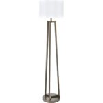 61" H Dark Bronze Floor Lamp