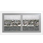 Tranquility Artwork with Fornari White Frame