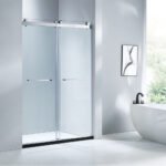 Hot Sale 8003 Aluminum Alloy 3-Sided Hinged Shower Enclosure Cubicle Simple Bathroom Sliding for Apartment Shower Rooms Cabin