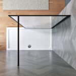 Factory Direct Custom One Fixed Walk-in Bath Glass Shower Screen Premium Bathroom Glass Door - Image 5