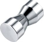 2025 Trending Modern Square Diamond Frameless Hinge Bathroom Doors 8mm Tempered Stainless Steel Shower Door - Image 4