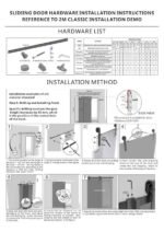 Modern Wooden Interior Barn Doors with Hardware Minimalist Design Sliding Style for Bedroom & Hospital Without Soft Close - Image 4