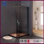 Hot Selling Modern Design Frameless 8mm Thick Tempered Glass Walk-In Shower Screen Folding Open Style Straight Bathroom Door - Image 3