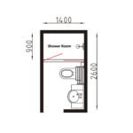 KMRY Modern Frameless Bathroom Shower Unit All-in-One Prefab Bathroom with Toilet Towel Rack for Hotels Hinge Open Style - Image 3