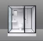 Luxury Home Hotel Portable Prefab Bathroom Pods With Toilet Prefab Bathroom Unit Toilet Cabin Shower Unit - Image 4