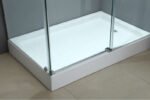 KT8115 Frameless Sliding Enclosed Shower Room 800X1200 Rectangular Stainless Steel Shower Stall for Hotels - Image 2