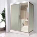 KMRY Custom Luxury Free Standing Modern Design Integrated Bathroom Shower Unit with Acrylic Tray Prefab Bathroom Unit - Image 3
