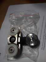 Villa Modern Graphic Design Aluminum Alloy 304 Stainless Steel Waterproof Tempered Glass Interior Doors Sliding Barn Door - Image 2