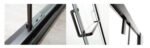 KMRY Modern Design T-Sliding Tempered Glass Shower Cabin Door Aluminium Frame 304 Stainless Steel Handle 2-Year Bathroom - Image 3