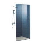 Modern Style Simple Walk-in Bathtub Shower Screen Tempered Glass Frameless Shower Panel for Hotels
