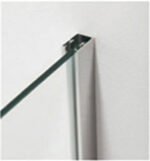 KMRY Frameless Aluminum Wall Profile U Channel Bath Screen Stand up Panel Shower Door Walk-In Shower Screen for Bathroom - Image 2