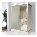 High Quality Modern All-In-One Prefab Bathroom Unit Complete Shower Room with Acrylic Rectangle Tray