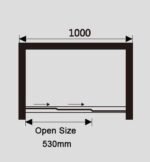 KMRY Custom Design Aluminium Alloy Frame Tempered Glass Shower Enclosure Glass Shower Screen Door - Image 2