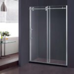 2024 Modern Luxury Frameless Tempered Glass Shower Door Rectangle Shower Partition Sliding for Hotel Bathroom Glass Shower Doors