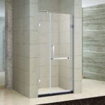 Factory Direct Heavy Duty 8mm 10mm Tempered Glass Shower Doors Modern Frameless Hinge for Hotel Villa Bathroom Shower Glass Door - Image 5