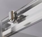 KMRY Double Slide Sliding Door Bathroom Glass Shower Cabin Aluminum Alloy Frame Square Room Enclosure Cubicle for Hotels - Image 3