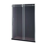 2024 Modern Luxury Frameless Tempered Glass Shower Door Rectangle Shower Partition Sliding for Hotel Bathroom Glass Shower Doors - Image 2