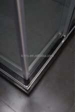 Wholesale Luxury Bath Glass Shower Door for Hotels Square Sliding with Frameless Bathroom Glass Shower Doors - Image 5