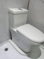 All-In-One Modern Square Prefab Bathroom Unit Modular Square Shower Cabin Toilet Acrylic Tray Designer Prefab Bathroom - Image 4